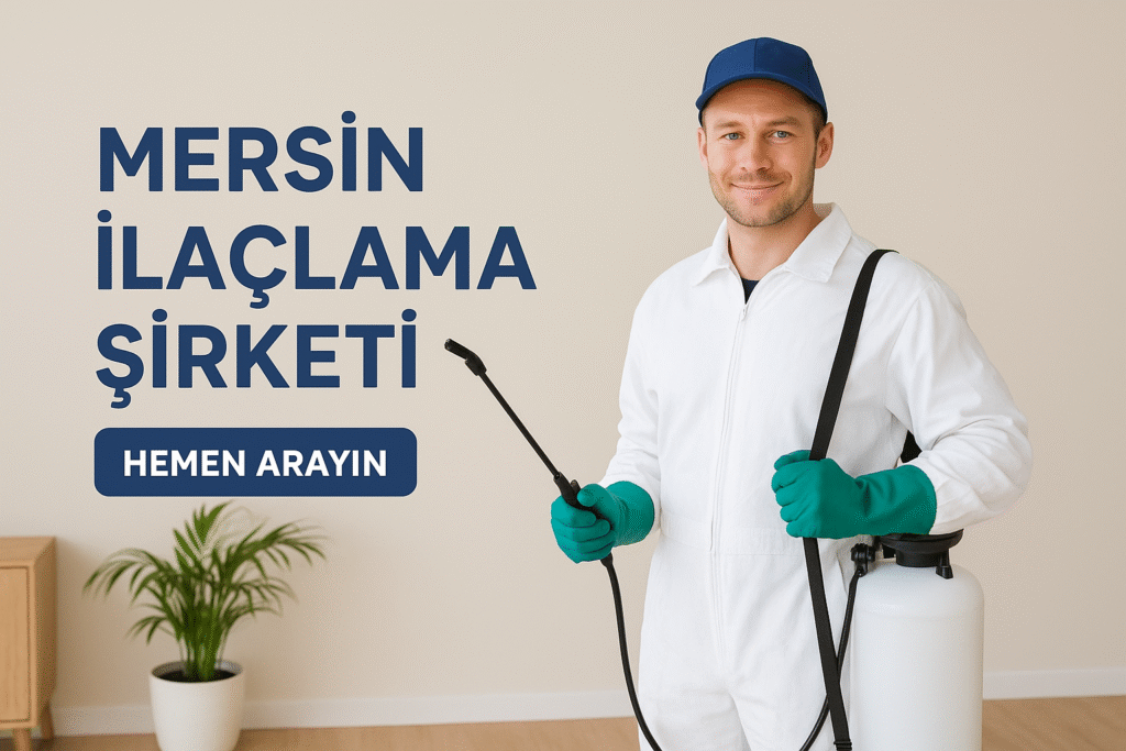 Mersin’de profesyonel ilaçlama yapan ekip, ev ve iş yerlerinde haşere, böcek ve kemirgen ilaçlama hizmeti sunuyor.